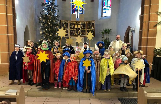 Sternsinger in Beuren (Foto: Marie-Theres Franke)