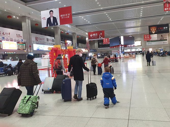 Auf der Heimreise (Foto: Gisela Reinhardt)