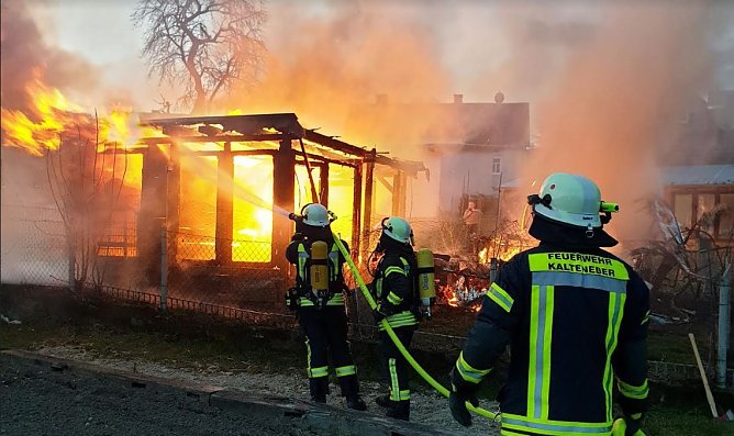 Feuer in Kalteneber (Foto: Feuerwehr Heiligenstadt)