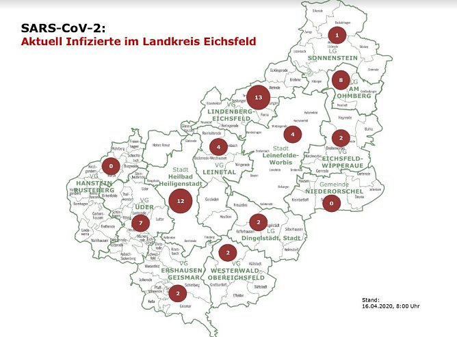 Übersichtskarte (Foto: Landkreis Eichsfeld) Übersichtskarte (Foto: Landkreis Eichsfeld)