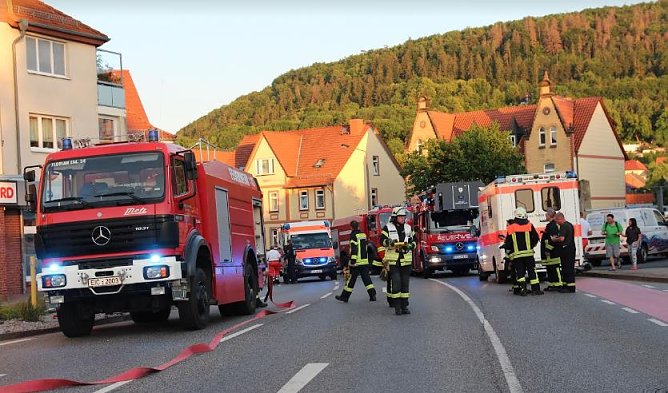 Brand in Heiligenstadt (Foto: Feuerwehr Heiligenstadt)