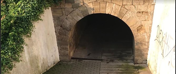 Unterf&uuml;hrung f&uuml;r Fu&szlig;g&auml;nger in Leinefelde (Foto: Ilka K&uuml;hn)