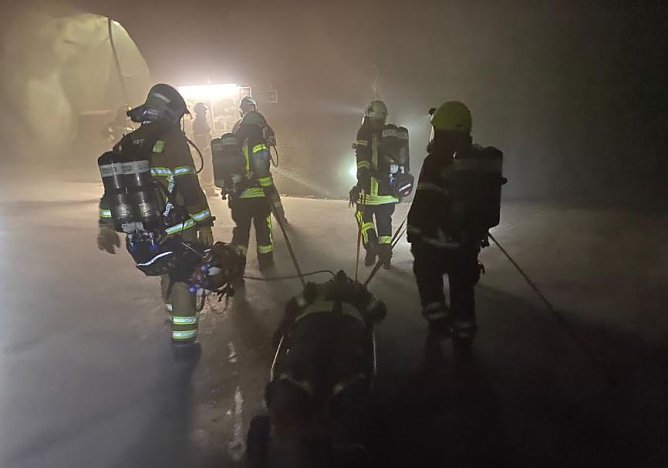 Training im Tunnel (Foto: Feuerwehr Heiligenstadt)