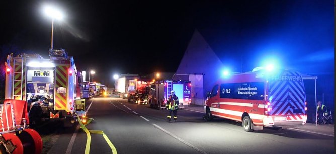 Einsatz in der Nacht (Foto: Feuerwehr Heilbad Heiligenstadt)