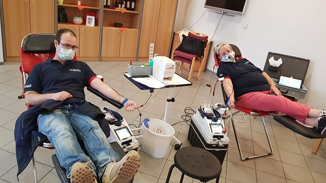 Blutspendetermin im Marcel Callo Haus (Foto: Christian Eckardt, Feuerwehr Kirchworbis)