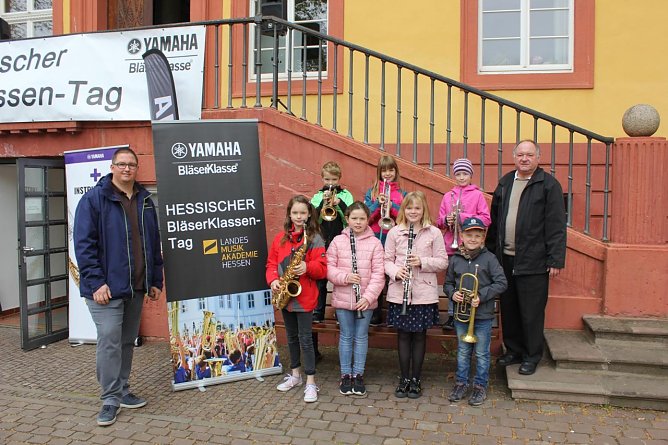Das Foto entstand auf dem 2. Hessischen Bl&auml;serklassentag am 16.05.2019 in Schlitz (Foto: privat)