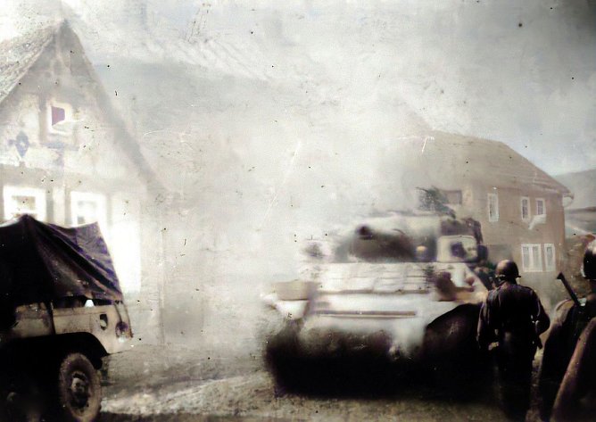 Das brennende Struth (Foto: Frank Ceniceros)