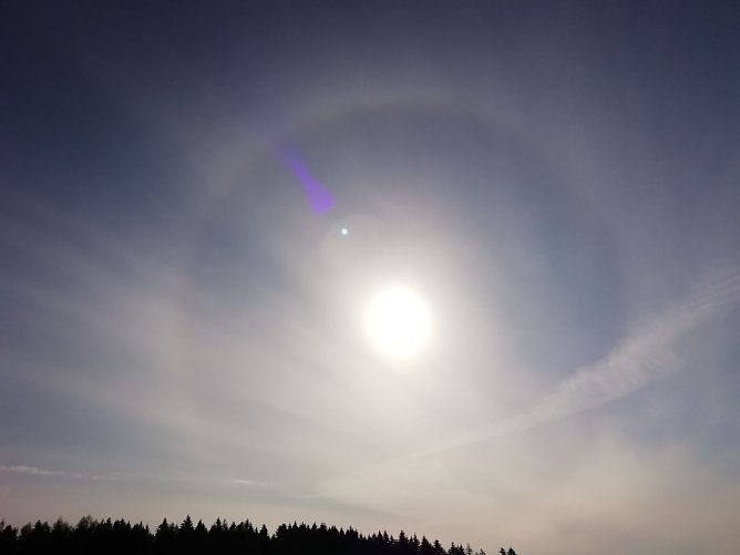 Sonne &uuml;ber dem S&uuml;dharz  (Foto: W. J&ouml;rgens)