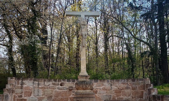 Kruzifix bestaunen aus dem Jahre 1776 (Foto: T.Reinhold)