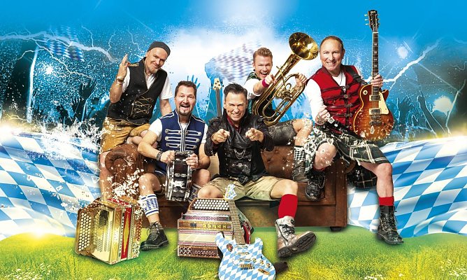 Vollgas-Musik mit dem K&ouml;niglich Bayrischen Vollgas Orchester (Foto: Agentur/Veranstalter)