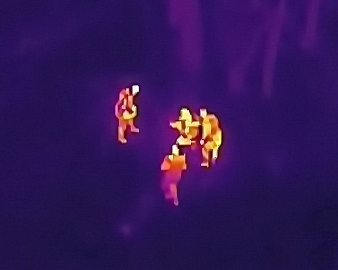 Bei der Suche half auch der Einsatz einer Drohne (Foto: Freiwillige Feuerwehr Breitenworbis/Silvio Dietzel)