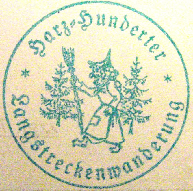 Der Harzer Hunderter gibt es selbstverst&auml;ndlich auch einen eigenen Stempel (Foto: Bodo Schwarzberg)