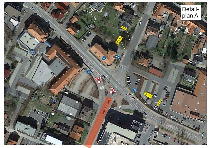 Umleitung in Worbis (Foto: Ordnungsamt Leinefelde-Worbis) Umleitung in Worbis (Foto: Ordnungsamt Leinefelde-Worbis)