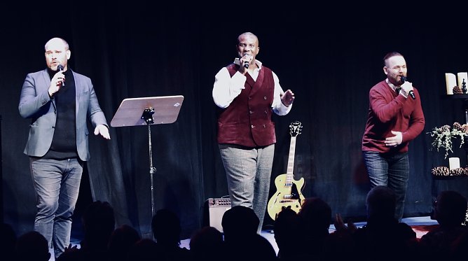 Das Tenortrio Fellas spielte vor ausverkauftem Haus der Kunst in Sondershausen (Foto: Eva Maria Wiegand)