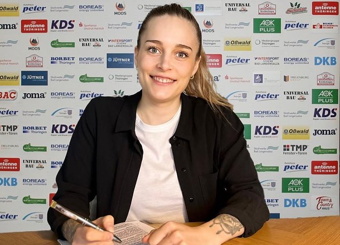 Diba Eckerle spielt in der nächsten Saison wieder in Bad Langensalza (Foto: THC) Diba Eckerle spielt in der nächsten Saison wieder in Bad Langensalza (Foto: THC)
