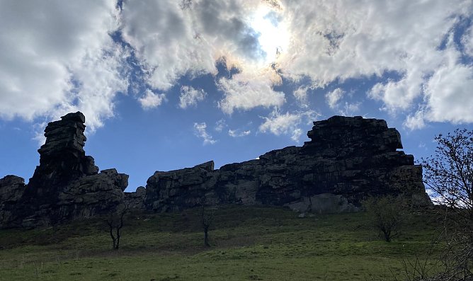 Teufelsmauer im n&ouml;rdlichen Vorharz (Foto: oas)