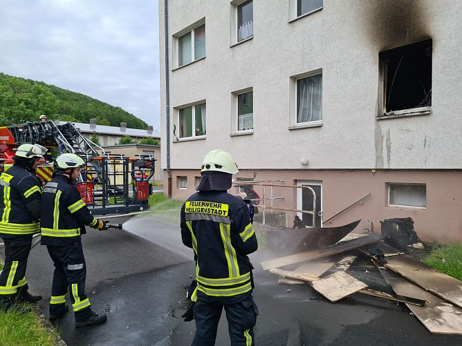 Wohnungsbrand in Uder (Foto: Feuerwehr Heiligenstadt) Wohnungsbrand in Uder (Foto: Feuerwehr Heiligenstadt)
