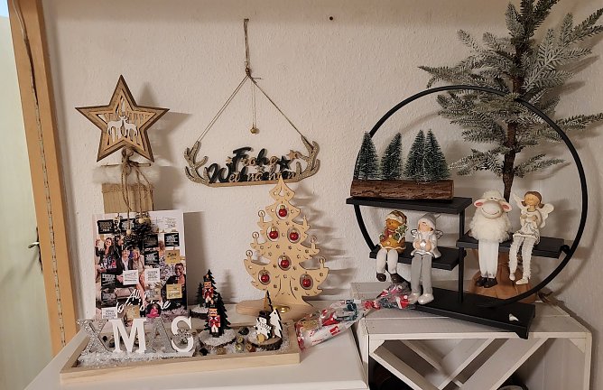 Weihnachtsgru&szlig; an die Redaktion (Foto: Familie Klein aus Bad Frankenhausen)