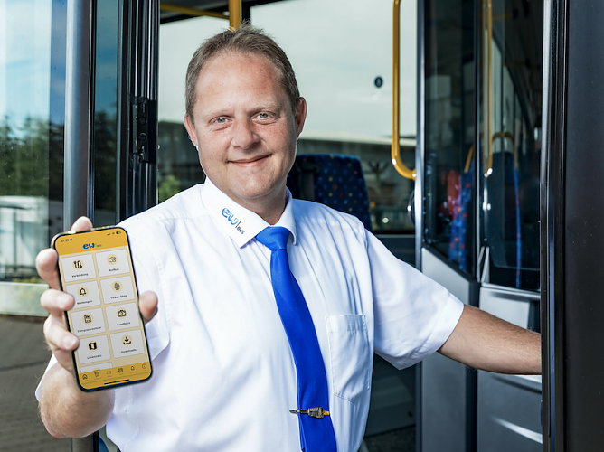 Die neue App f&uuml;r den Nahverkehr im Eichsfeld ist ab sofort zum Download verf&uuml;gbar (Foto: Eichsfeldwerke)