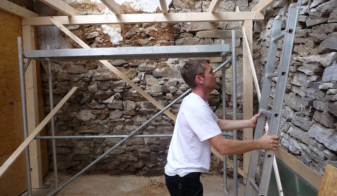 Bauarbeiten werden sich demn&auml;chst auf Reparaturen und Ausbesserungen beschr&auml;nken (Foto: C.Wilhelm)