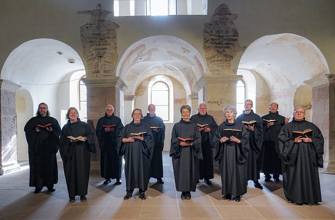Gregorianik Schola Mariendm&uuml;nster-Corvey (Foto: Vox Organi)