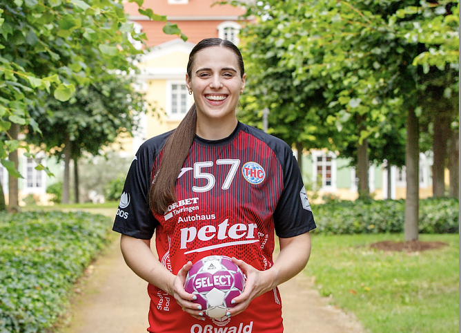 Josefine Hanfland setzt ihren Weg beim THC fort (Foto: Thüringer HC) Josefine Hanfland setzt ihren Weg beim THC fort (Foto: Thüringer HC)