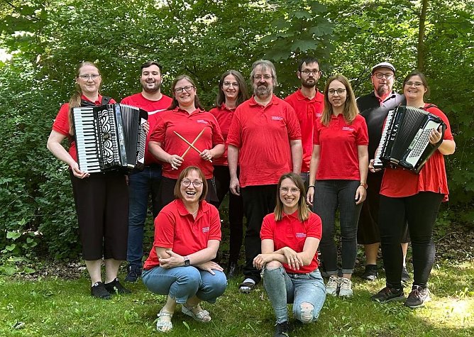 Das Happy Sound Orchester aus Breitenworbis (Foto: F&ouml;rderverein Freunde der Akkordeonmusik zu Breitenworbis)
