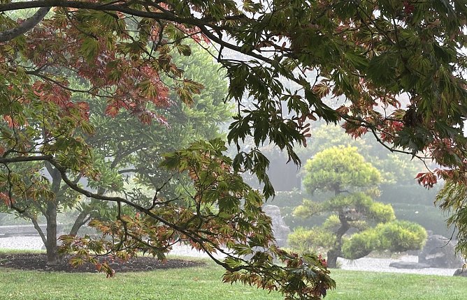 Ruhiges Herbstwetter nach Nebelaufl&ouml;sung  (Foto: oas)