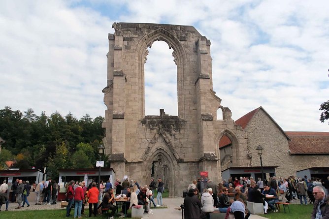 Peter Blei unterwegs beim Klostermarkt in Walkenried (Foto: Peter Blei)