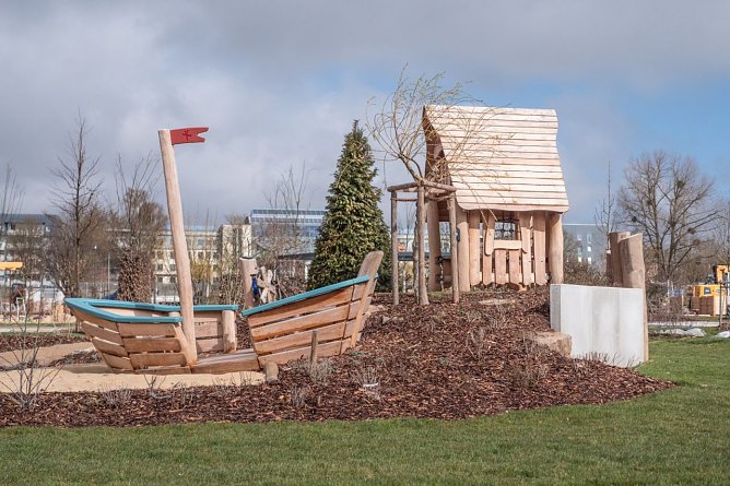 Auch Spielmöglichkeiten für Kinder gibt es. (Foto: René Weißbach) Auch Spielmöglichkeiten für Kinder gibt es. (Foto: René Weißbach)