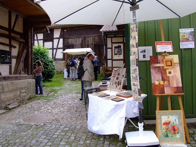 Kunstmarkt (Foto: Kulturland Hainleite e.V.)