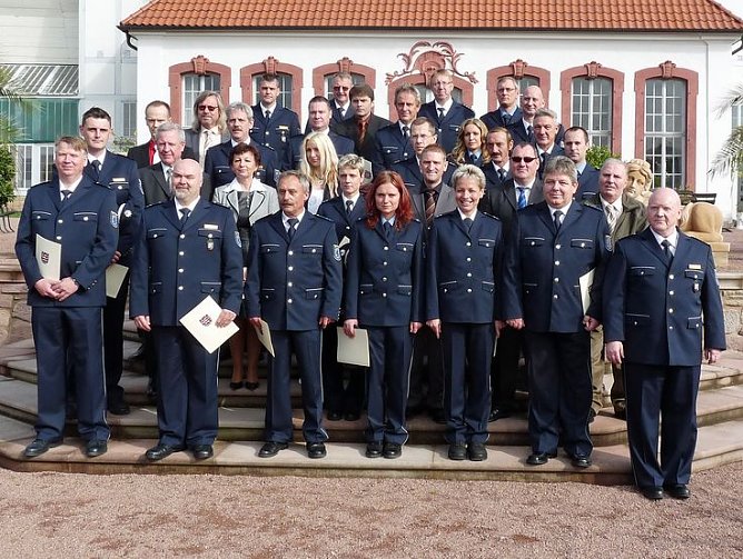 Bef&ouml;rderungen ausgesprochen (Foto: Karl-Heinz Herrmann)