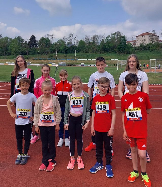 Bild: Die Worbiser Leichtathleten waren zu Gast in Eisenach