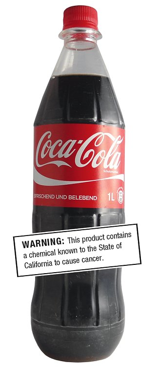 Bild: Coca-Cola &uuml;berschreitet den 4-MEI-Grenzwert der kalifornischen Gesundheitsbeh&ouml;rde um das Sechsfache, wie die Laboranalyse von &Ouml;KO-TEST zeigt. 