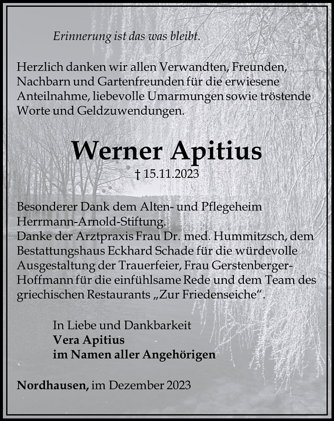 Danksagung  (Foto: Schade)