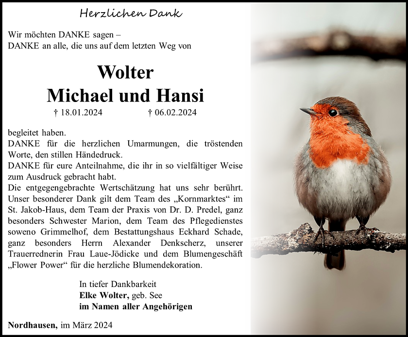 Danksagung (Foto: Schade)