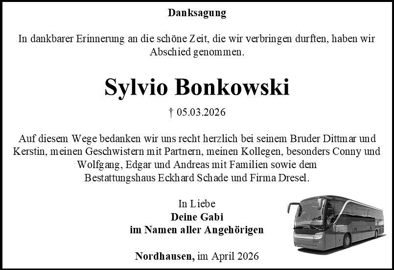 Danksagung (Foto: Schade)