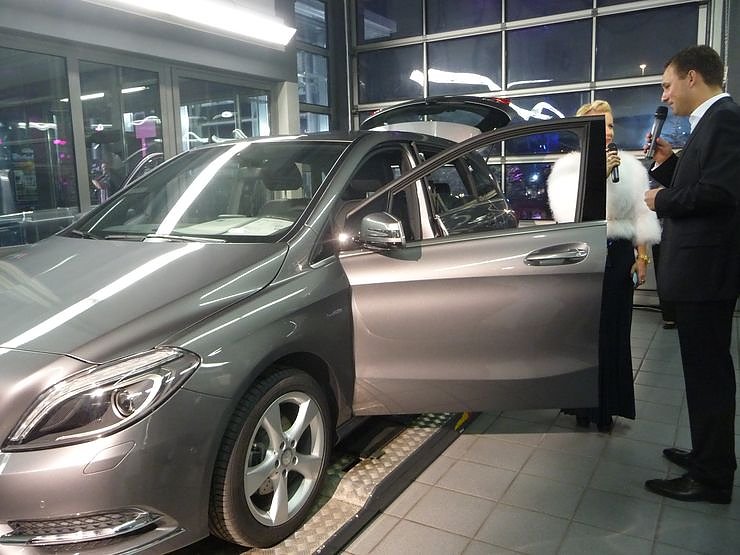 Spektakul&auml;rer Auftritt