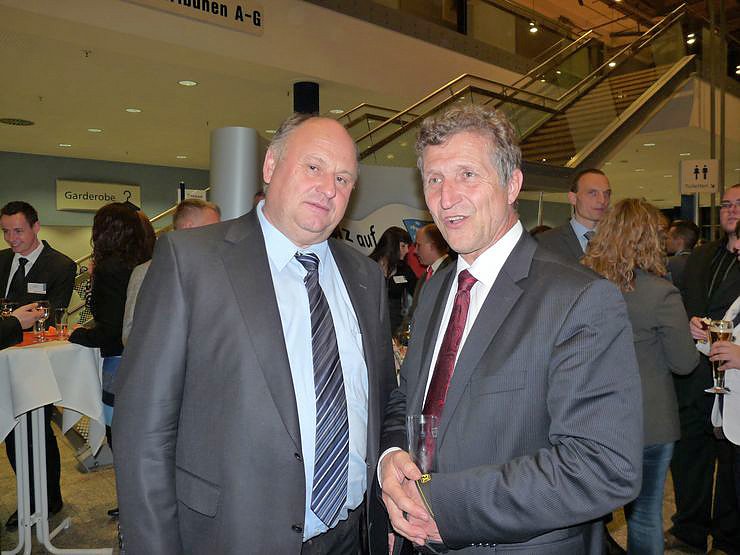 Beim Jahrsempfang in Erfurt