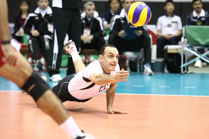 Die &Auml;gypter am Netz und am Ball