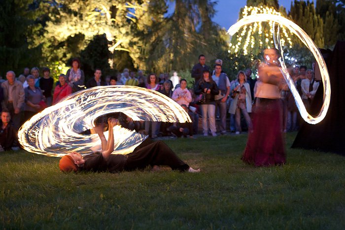 Botanischer Garten im Lichtermeer