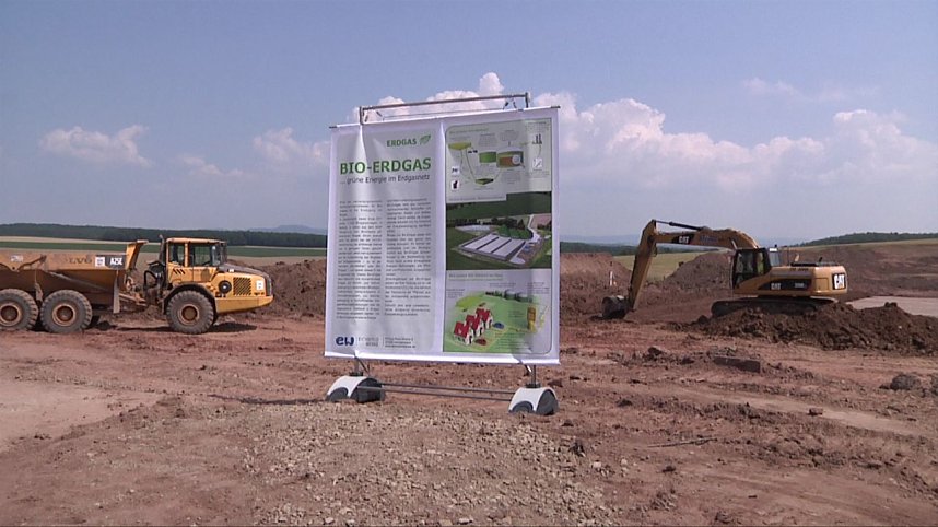 Spatenstich f&uuml;r Biogasanlage