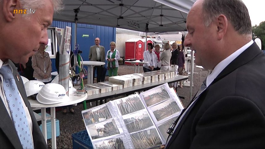 Grundsteinlegung f&uuml;r neues Autohaus