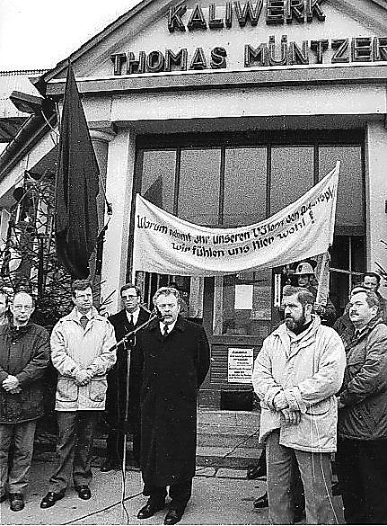 Gedenken in Bischofferode