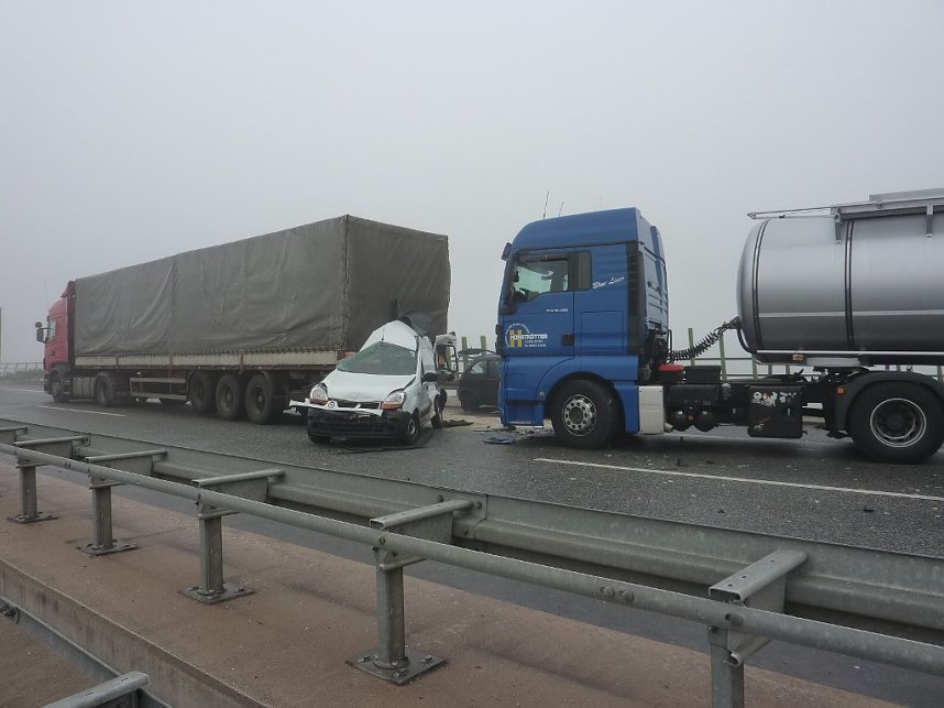 Chaos auf der Autobahn
