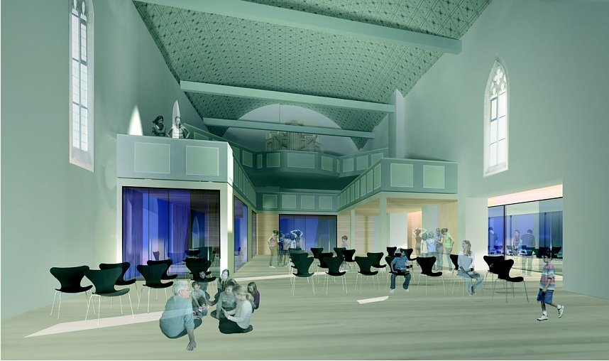 So soll sie aussehen: Perspektivisch