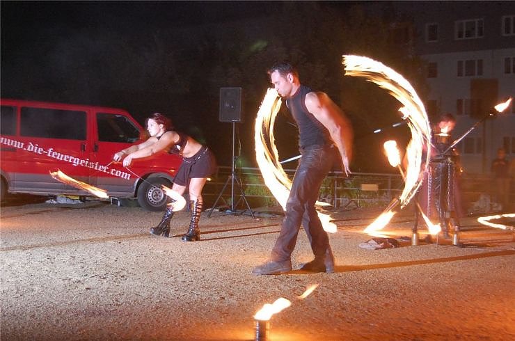 Lichterfest 2008 Petersberg Nordhausen