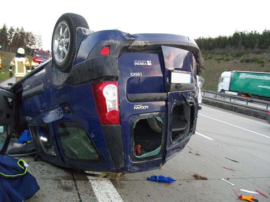 Unfall auf der Autobahn