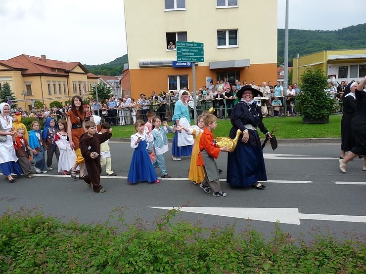 Gro&szlig;er Festumzug zum Th&uuml;ringentag