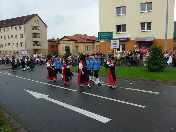 Gro&szlig;er Festumzug zum Th&uuml;ringentag